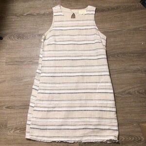 Naturals By O&J 100% Linen Dress Size 1 (10/12) Classic Coastal Quiet Luxury​​​